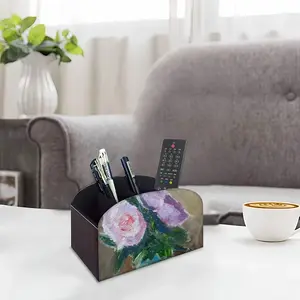 Rose Remote Control Storage Box (Leather)