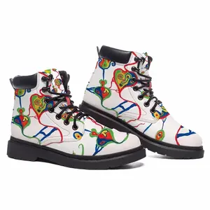 Men Hearts Mid Top Boots