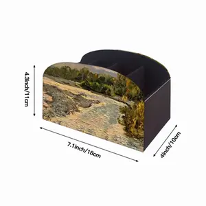 White River Landscape In The Morning Remote Control Storage Box (Leather)