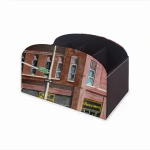 #17Th And O Sindwinders Remote Control Storage Box (Leather)