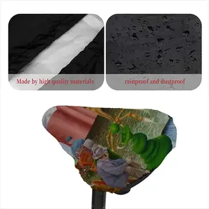 Along The Border Of Dream Bicycle Seat Rain Cover Cushion