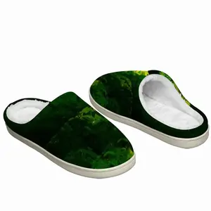 Men Bigin Green Winter Cotton Slippers