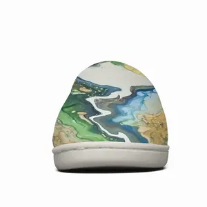 Men Planet Earth Winter Cotton Slippers