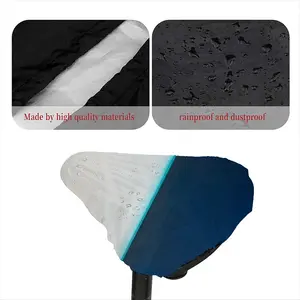 Charcoal White Teal Series 3 Bicycle Seat Rain Cover Cushion