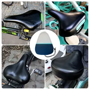 Charcoal White Teal Series 3 Bicycle Seat Rain Cover Cushion