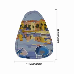 Harbor In The South Of France Bicycle Seat Rain Cover Cushion