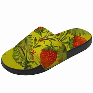 Men Raspberry Slip On Slippers