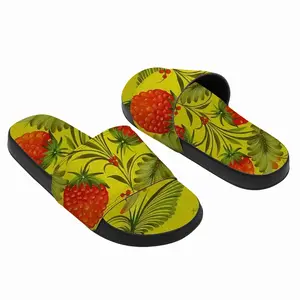 Men Raspberry Slip On Slippers