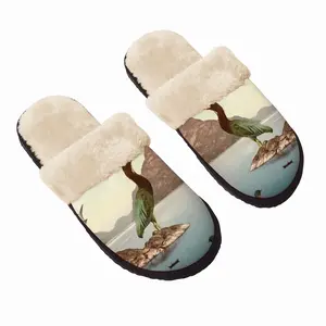 Men Bird Sanctuary Fuzzy Slippers