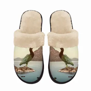 Men Bird Sanctuary Fuzzy Slippers