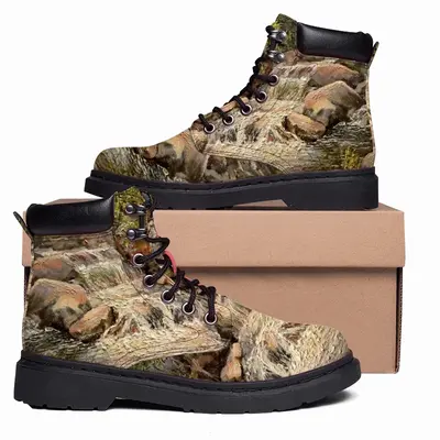 Men Rocky River Realism Impressionism Mid Top Boots