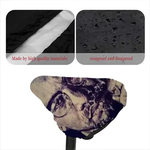 Malcolm X Portrait Bicycle Seat Rain Cover Cushion