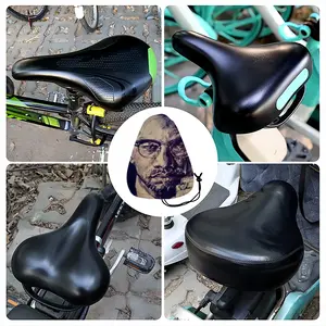 Malcolm X Portrait Bicycle Seat Rain Cover Cushion