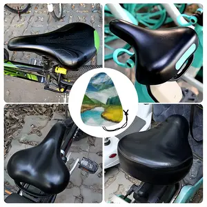 Beauty Of Lake Bicycle Seat Rain Cover Cushion