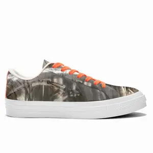 Men Flatline Low Top Canvas Shoes