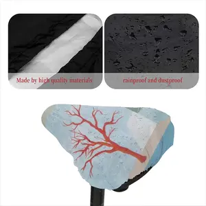 Red Tree Bicycle Seat Rain Cover Cushion