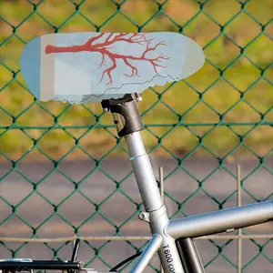 Red Tree Bicycle Seat Rain Cover Cushion