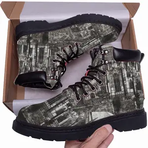 Men Notre Dame De Paris Mid Top Boots