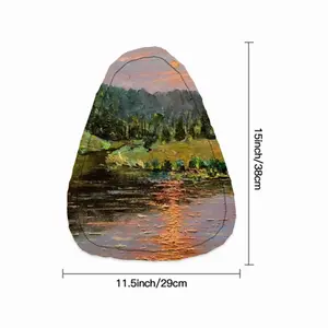 Sunset Pond With Sun Reflection Bicycle Seat Rain Cover Cushion