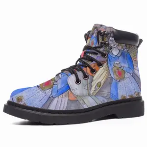 Men Heart Of Butterfly Mid Top Boots