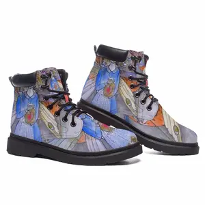 Men Heart Of Butterfly Mid Top Boots