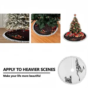 Angst Fear Tassel Tree Skirt