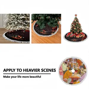 Birds Of A Feather Tassel Tree Skirt