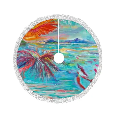 Crossing The Seas Tassel Tree Skirt