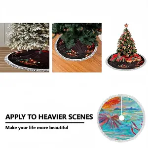 Crossing The Seas Tassel Tree Skirt