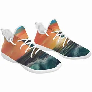 Men Big Sea Sunset Cheerleading Dance Shoes