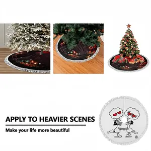 Thinking Of Love Tassel Tree Skirt