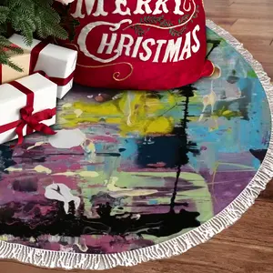 Another Planet Tassel Tree Skirt