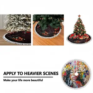 Loving Every Minute Tassel Tree Skirt