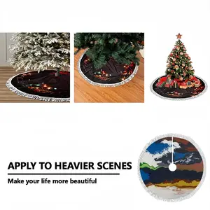 California Burning Tassel Tree Skirt