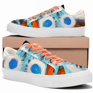 Men How Not To Be Crazy In A Sick Society Low Top Canvas Shoes