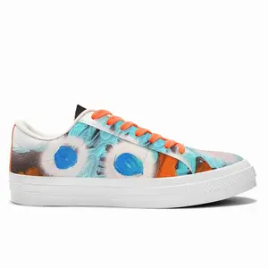 Men How Not To Be Crazy In A Sick Society Low Top Canvas Shoes