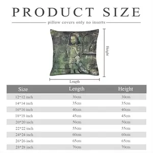 Alone With Cat Linen Throw Pillow (Multi-Size)