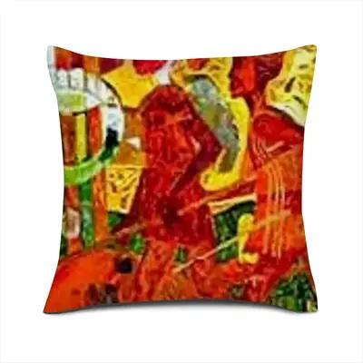 73 Fragment A Linen Throw Pillow (Multi-Size)