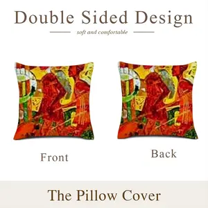 73 Fragment A Linen Throw Pillow (Multi-Size)