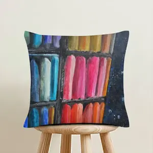 My Palette Linen Throw Pillow (Multi-Size)