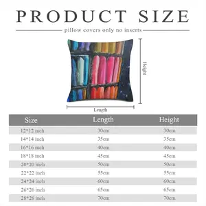 My Palette Linen Throw Pillow (Multi-Size)