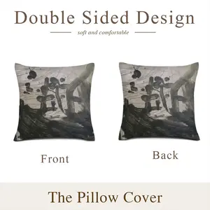 Cold Turkey Linen Throw Pillow (Multi-Size)