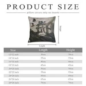 Cold Turkey Linen Throw Pillow (Multi-Size)