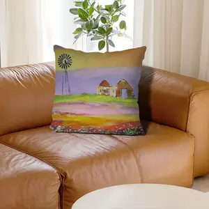 Windmill Linen Throw Pillow (Multi-Size)