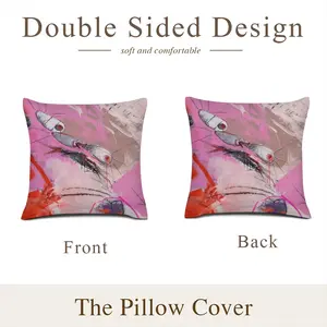 Larvae Linen Throw Pillow (Multi-Size)