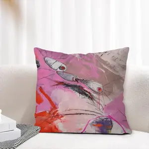 Larvae Linen Throw Pillow (Multi-Size)