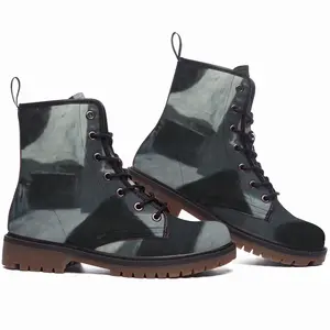 Men Dark Threat Leather Work Boots