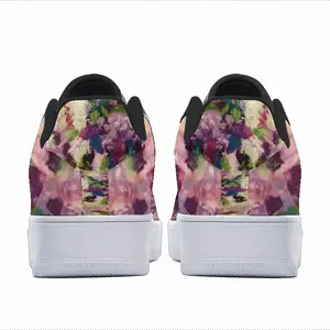 Men Bouquet Of Lilac Low Top Shoes