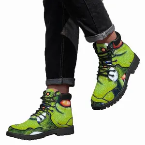 Men Red Eyed Yahwen Mid Top Boots