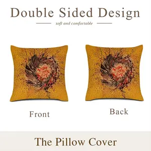 Cellular Universe Q Linen Throw Pillow (Multi-Size)